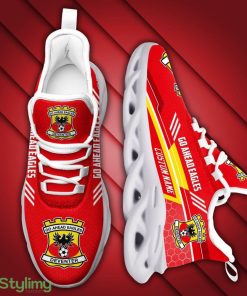 Go Ahead Eagles Logo Custom Name Pattern 3D Max Soul Sneaker Shoes In Red - Go Ahead Eagles Logo Custom Name Pattern 3D Max Soul Sneaker Shoes In Red_2