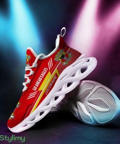 Go Ahead Eagles Logo Custom Name Pattern 3D Max Soul Sneaker Shoes In Red - Go Ahead Eagles Logo Custom Name Pattern 3D Max Soul Sneaker Shoes In Red_3