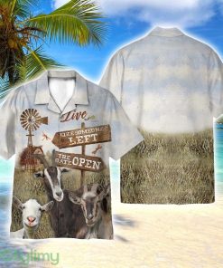 Goat Farm Live Like Someone Left AOP Hawaiian Shirt Beach Lover Gift Men And Women Shirt Product Photo 1