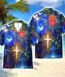God Jesus First AOP Hawaiian Shirt Beach Lover Gift Men And Women Shirt Product Photo 1