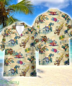 Godzilla King Of Monster Funny AOP Hawaiian Shirt Beach Lover Gift Men And Women Shirt Product Photo 1