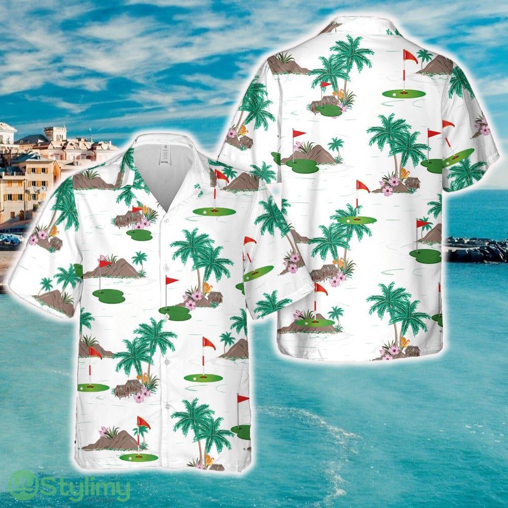 Golf Hole With Flag Hawaiian Shirt 2 Golf Hole With Flag Hawaiian Shirt - Golf Hole With Flag Hawaiian Shirt