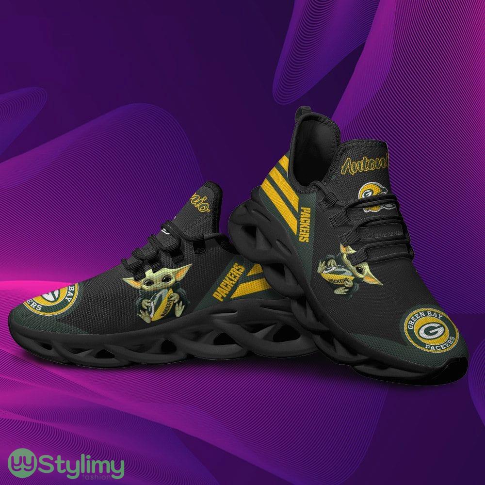 Green Bay Packers Baby Yoda Hug Logo Custom Name Pattern 3D Max Soul Sneaker Shoes 2 Green Bay Packers Baby Yoda Hug Logo Custom Name Pattern 3D Max Soul Sneaker Shoes - Green Bay Packers Baby Yoda Hug Logo Custom Name Pattern 3D Max Soul Sneaker Shoes_2