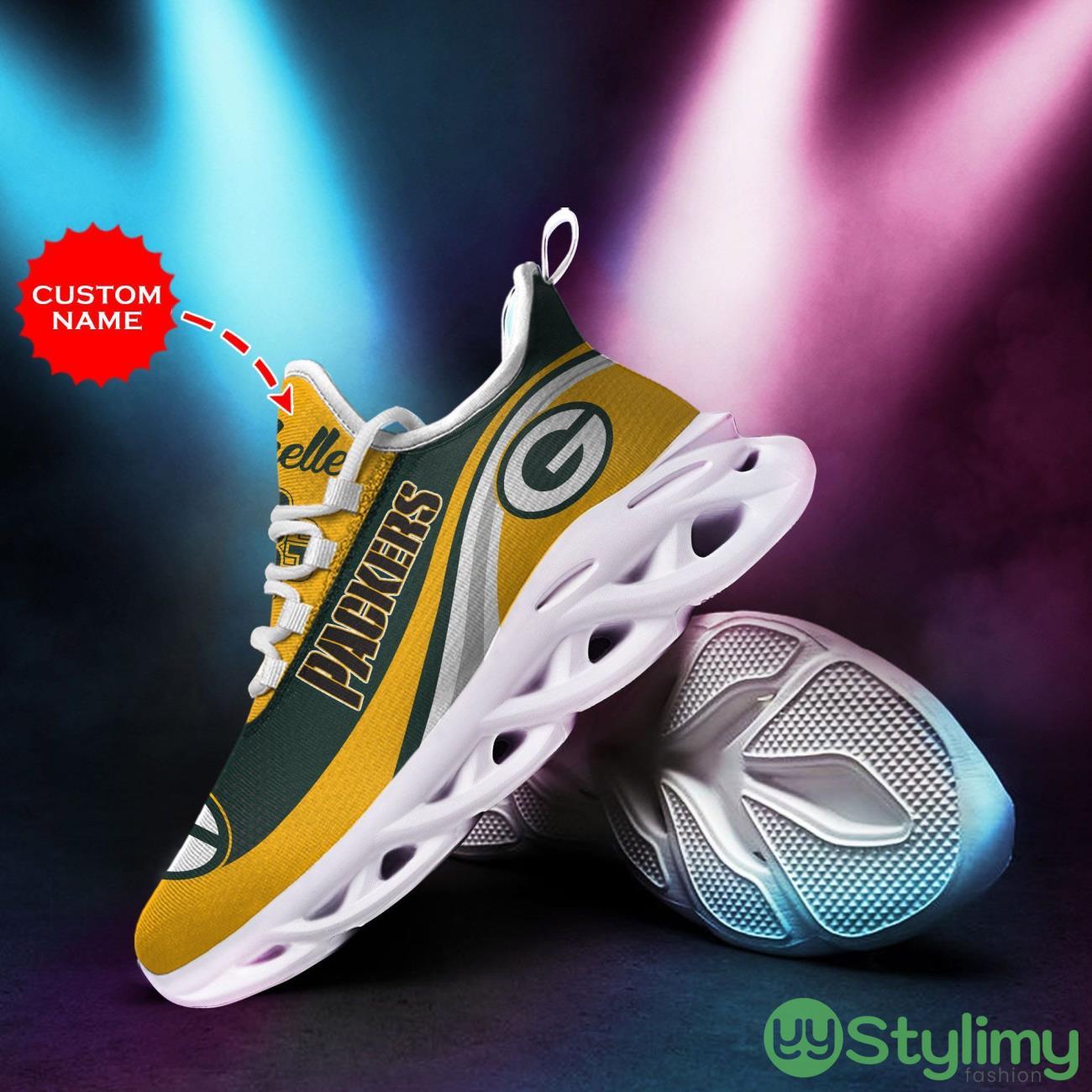 Green Bay Packers Custom Personalized Max Soul Sneakers Running Sports Shoes For Men Women For Men Women 4 Green Bay Packers Custom Personalized Max Soul Sneakers Running Sports Shoes For Men Women For Men Women Product Photo 4