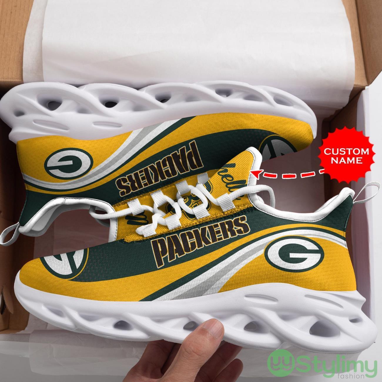 Green Bay Packers Custom Personalized Max Soul Sneakers Running Sports Shoes For Men Women For Men Women 5 Green Bay Packers Custom Personalized Max Soul Sneakers Running Sports Shoes For Men Women For Men Women Product Photo 5