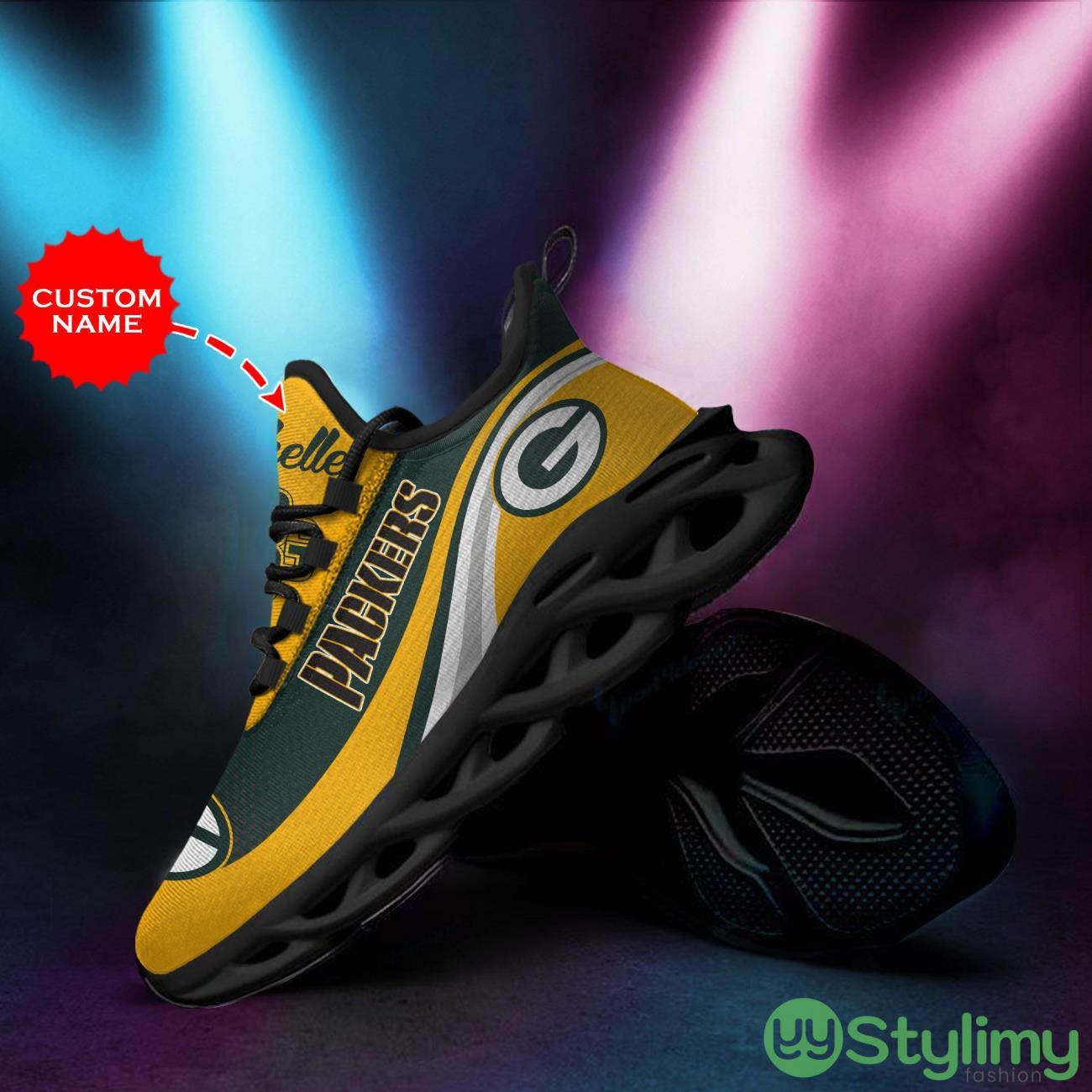 Green Bay Packers Custom Personalized Max Soul Sneakers Running Sports Shoes For Men Women For Men Women 7 Green Bay Packers Custom Personalized Max Soul Sneakers Running Sports Shoes For Men Women For Men Women Product Photo 1