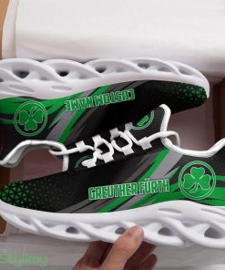 Greuther Fürth Logo Custom Name Pattern 3D Max Soul Sneaker Shoes - Greuther Fürth Logo Custom Name Pattern 3D Max Soul Sneaker Shoes_1