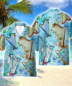 Harp Is My Life AOP Hawaiian Shirt Beach Lover Gift Men And Women Shirt Product Photo 1