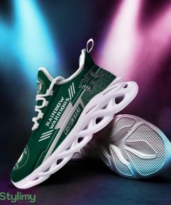 Hawaii Rainbow Warriors Logo Beehive Pattern Custom Name 3D Max Soul Sneaker Shoes - Hawaii Rainbow Warriors Logo Beehive Pattern Custom Name 3D Max Soul Sneaker Shoes_1