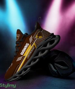 Hawthorn Hawks Logo Custom Name Pattern 3D Max Soul Sneaker Shoes - Hawthorn Hawks Logo Custom Name Pattern 3D Max Soul Sneaker Shoes_4