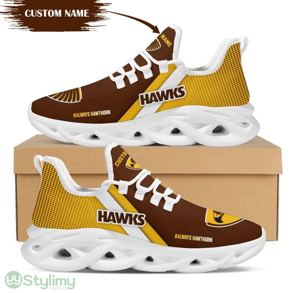 Hawthorn Hawks Logo Custom Name Pattern 3D Max Soul Sneaker Shoes In Yellow And Brown 6 Hawthorn Hawks Logo Custom Name Pattern 3D Max Soul Sneaker Shoes In Yellow And Brown - Hawthorn Hawks Logo Custom Name Pattern 3D Max Soul Sneaker Shoes In Yellow And Brown_1