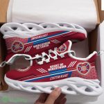 Heart of Midlothian Logo Custom Name Pattern 3D Max Soul Sneaker Shoes - Heart of Midlothian Logo Custom Name Pattern 3D Max Soul Sneaker Shoes_3