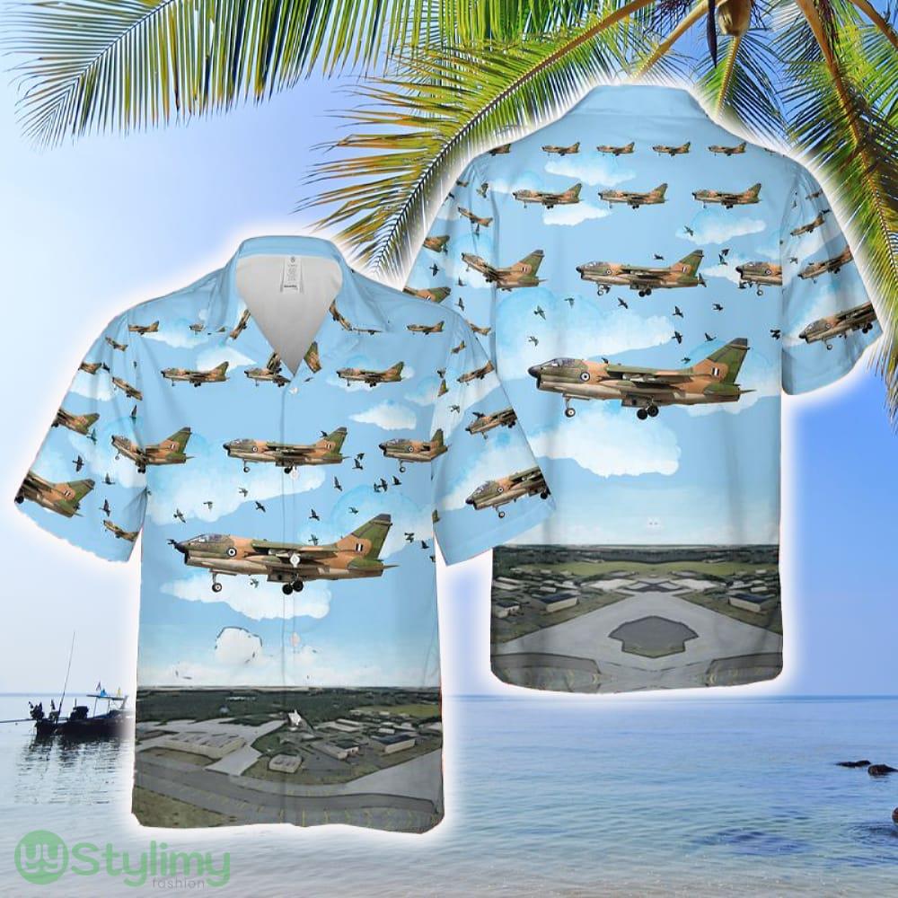 Hellenic Air Force LTV A-7E Corsair II Of 336 Squadron Olympus Hawaiian Shirt 2 Hellenic Air Force LTV A-7E Corsair II Of 336 Squadron Olympus Hawaiian Shirt - Hellenic Air Force LTV A-7E Corsair II Of 336 Squadron Olympus Hawaiian Shirt