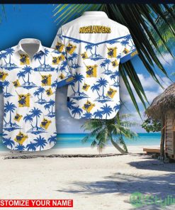Highlanders Custom Name 3D Hawaii Shirt Coconut Pattern Beach Shirt Product Photo 1