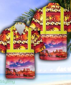 Highway Construction Tropical Hawaiian Shirt - Highway Construction Tropical Hawaiian Shirt