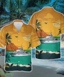 HMNZS Hawea (2007) Royal New Zealand Navy Hawaiian Shirt - HMNZS Hawea (2007) Royal New Zealand Navy Hawaiian Shirt