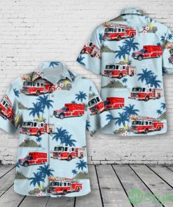 Holbrook, Massachusetts, Holbrook Fire Department Hawaiian Shirt 3D Short Sleeve Shirt Product Photo 1