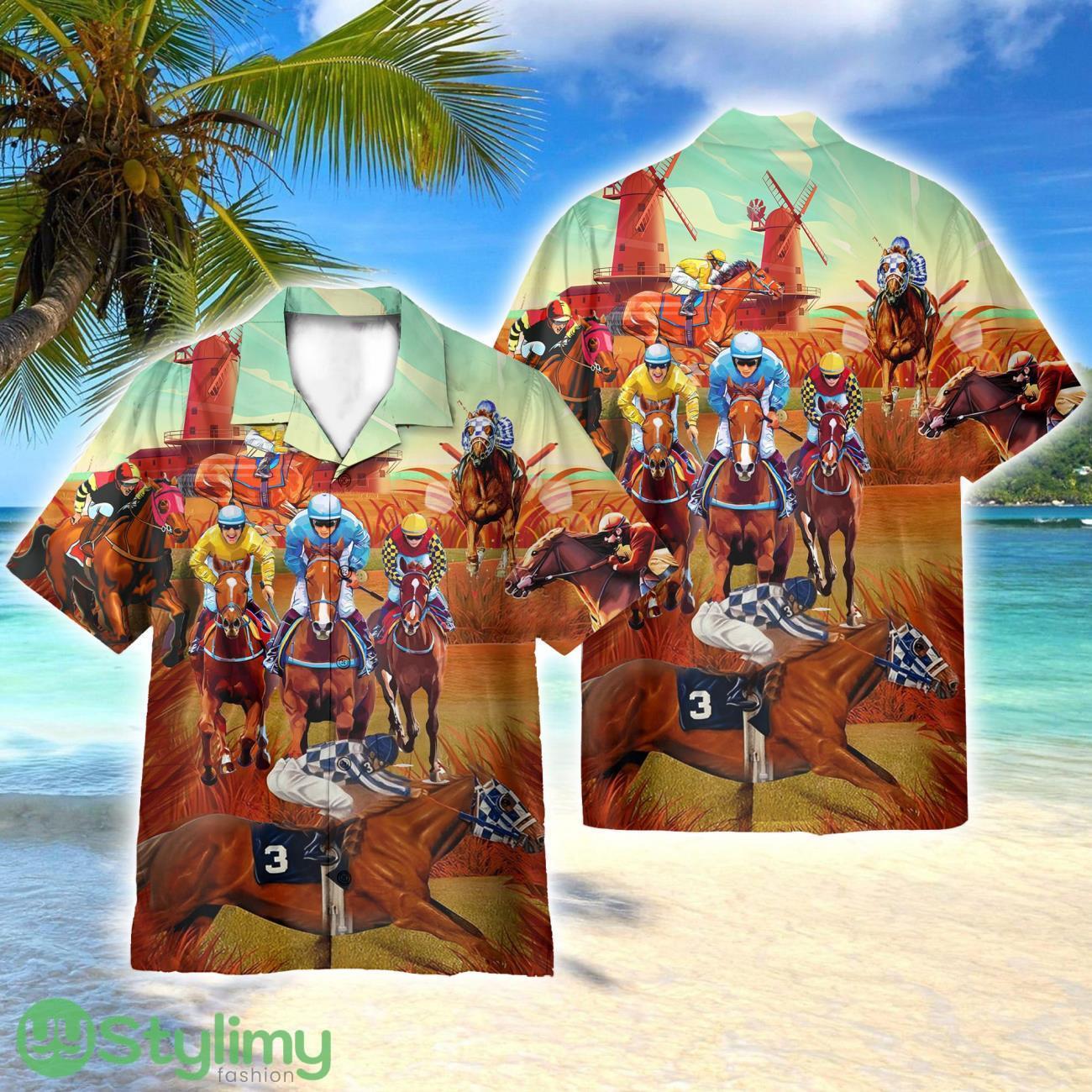 Horses Racing On Pasture AOP Hawaiian Shirt Beach Lover Gift Men And Women Shirt 2 Horses Racing On Pasture AOP Hawaiian Shirt Beach Lover Gift Men And Women Shirt Product Photo 1