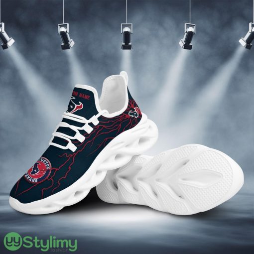 Houston Texans Custom Name Stylish Graffiti Personality Max Soul Shoes For Men Women