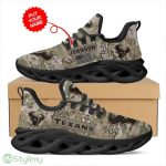 Houston Texans Logo Custom Name Camouflage Pattern 3D Max Soul Sneaker Shoes - Houston Texans Logo Custom Name Camouflage Pattern 3D Max Soul Sneaker Shoes_3