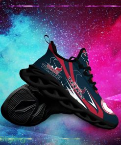 Houston Texans Logo Line Pattern Custom Name 3D Max Soul Sneaker Shoes - Houston Texans Logo Line Pattern Custom Name 3D Max Soul Sneaker Shoes_4