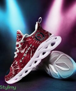 Houston Texans Tie Dye Pattern Custom Name 3D Max Soul Sneaker Shoes - Houston Texans Tie Dye Pattern Custom Name 3D Max Soul Sneaker Shoes_1