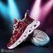 Houston Texans Tie Dye Pattern Custom Name 3D Max Soul Sneaker Shoes - Houston Texans Tie Dye Pattern Custom Name 3D Max Soul Sneaker Shoes_2