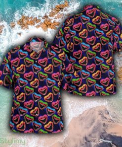 Huggy Wuggy Hula Beach Hawaiian Shirt And Short Combo For Summer - Huggy Wuggy Hawaiian Shirt_1