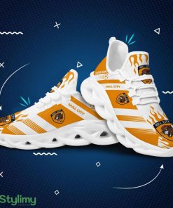 Hull City AFC Logo Fire Pattern Custom Name 3D Max Soul Sneaker Shoes - Hull City AFC Logo Fire Pattern Custom Name 3D Max Soul Sneaker Shoes_1