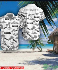 Hummer Custom Name 3D Hawaii Shirt Coconut Pattern Beach Shirt Product Photo 1