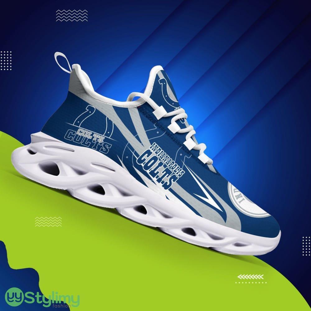 Indianapolis Colts Logo Line Pattern Custom Name 3D Max Soul Sneaker Shoes 3 Indianapolis Colts Logo Line Pattern Custom Name 3D Max Soul Sneaker Shoes - Indianapolis Colts Logo Line Pattern Custom Name 3D Max Soul Sneaker Shoes_3