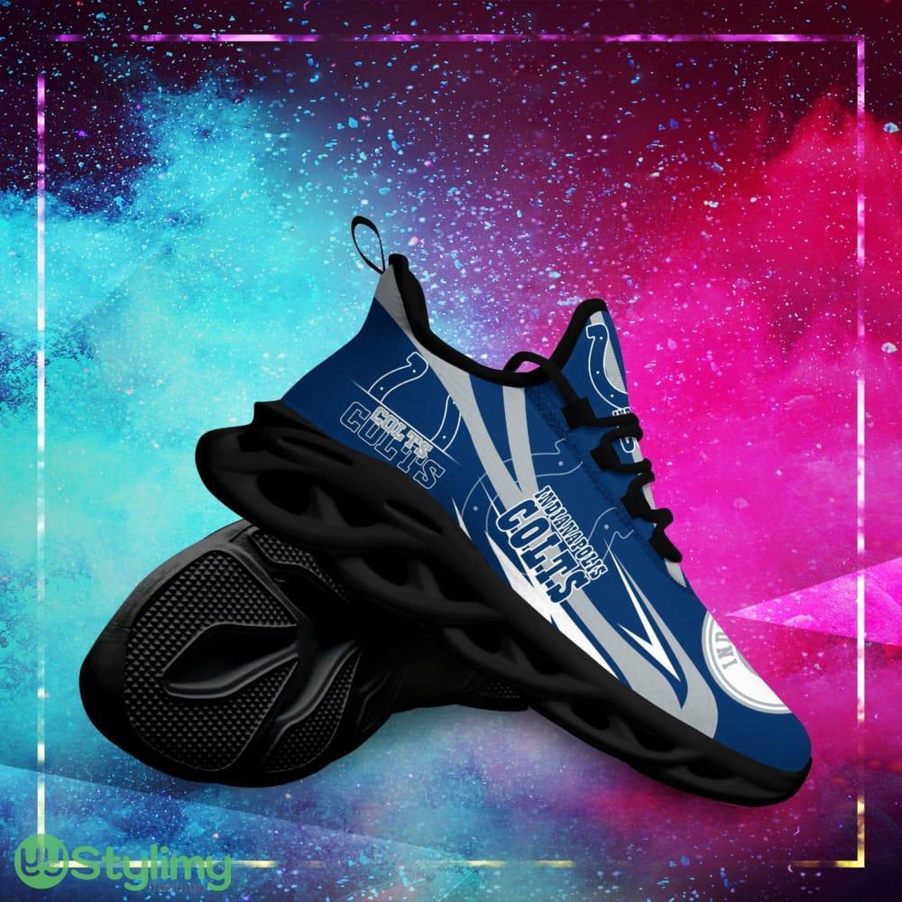 Indianapolis Colts Logo Line Pattern Custom Name 3D Max Soul Sneaker Shoes 4 Indianapolis Colts Logo Line Pattern Custom Name 3D Max Soul Sneaker Shoes - Indianapolis Colts Logo Line Pattern Custom Name 3D Max Soul Sneaker Shoes_4