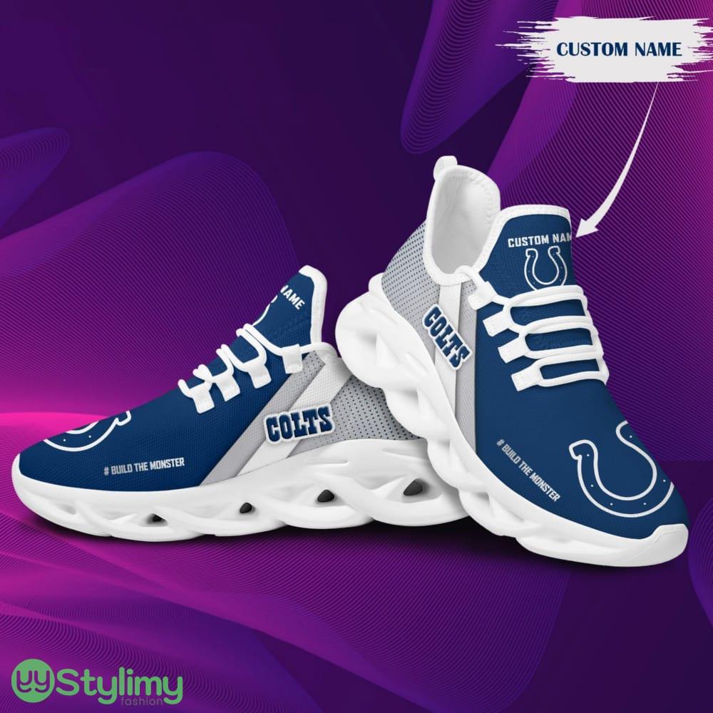 Indianapolis Colts Logo Pattern Custom Name 3D Max Soul Sneaker Shoes 2 Indianapolis Colts Logo Pattern Custom Name 3D Max Soul Sneaker Shoes - Indianapolis Colts Logo Pattern Custom Name 3D Max Soul Sneaker Shoes_2