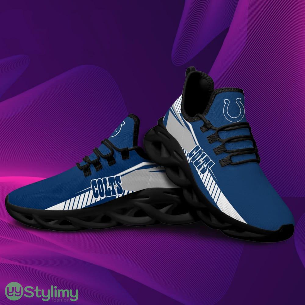 Indianapolis Colts Max Soul Shoes Men And Women Running Shoes 4 Indianapolis Colts Max Soul Shoes Men And Women Running Shoes - Indianapolis Colts Max Soul Shoes American Football Running Sports Sneakers Shoes Men Women_5