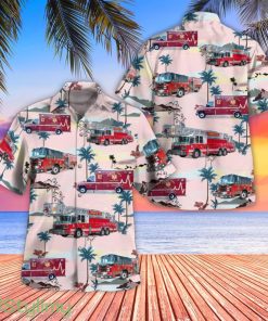 Indianapolis Indiana Wayne Township Fire Department 3D Hawaiian Shirt short sleeve Men And Women Shirt Product Photo 1