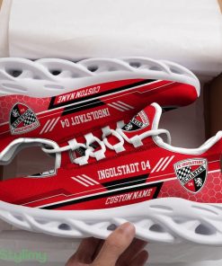 Ingolstadt 04 Logo Pattern Custom Name 3D Max Soul Sneaker Shoes - Ingolstadt 04 Logo Pattern Custom Name 3D Max Soul Sneaker Shoes_1