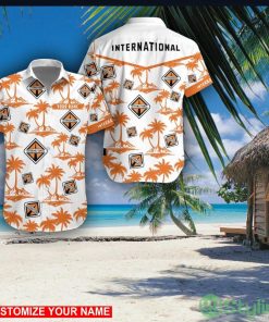 International Custom Name 3D Hawaii Shirt Coconut Pattern Beach Shirt Product Photo 1
