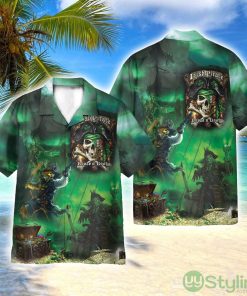Irish Pirate Booze And Booty 3D Printed Beach Shirt Men Women Hawaiian Shirt Product Photo 1