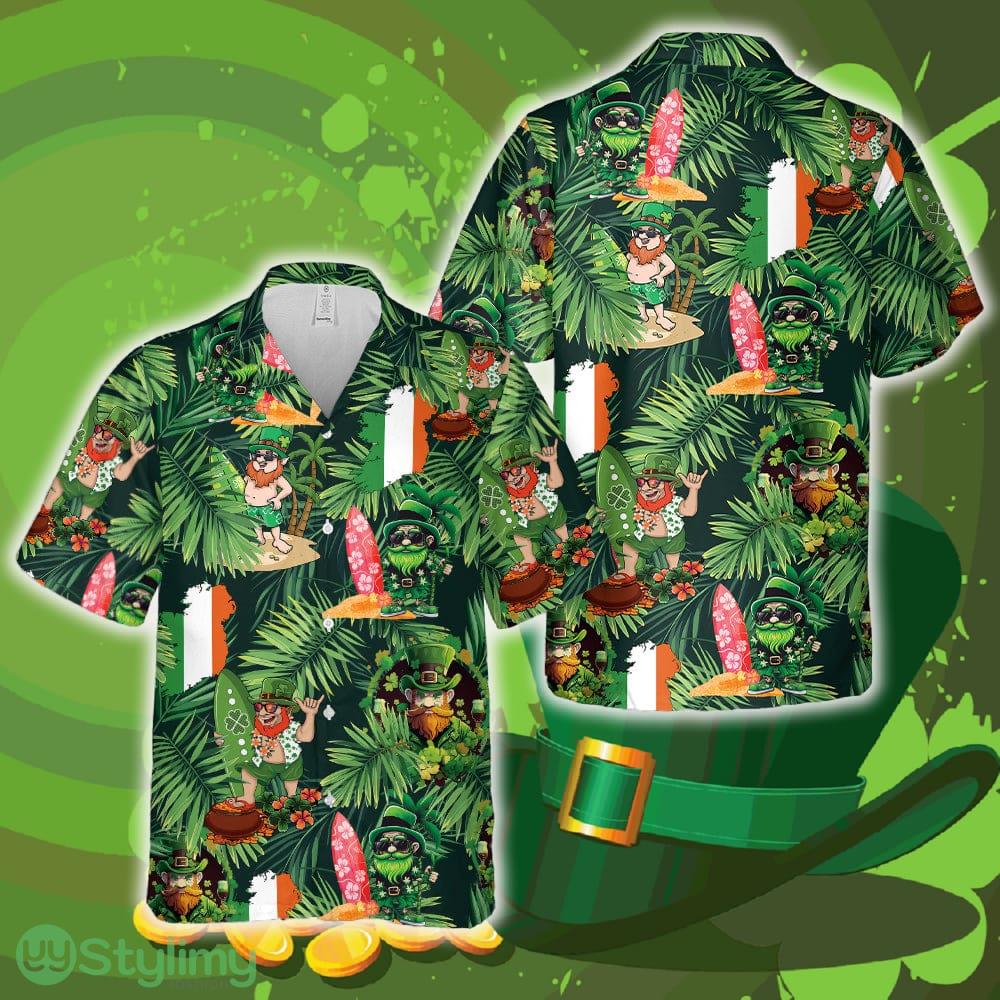 Irish Saint Patrick's Day Leprechaun Hawaiian Shirt Summer Gift Ideas Beach Men Women 2 irish saint patricks day leprechaun hawaiian shirt summer gift ideas beach men women