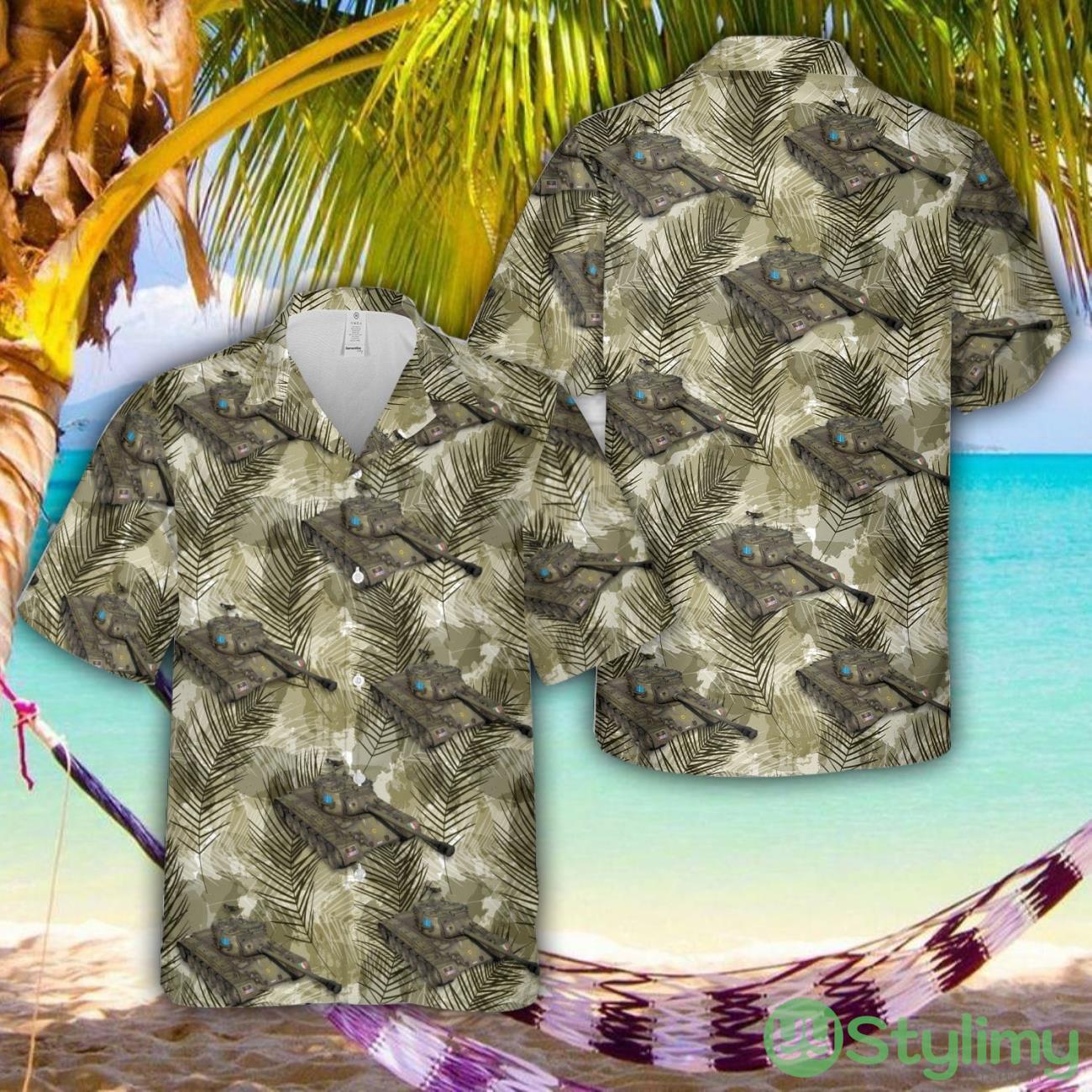 Italian Army M26 Pershing 132 Divisione corazzata Ariete 3D Hawaiian Shirt Style Gift For Men Women 2 Italian Army M26 Pershing 132 Divisione corazzata Ariete 3D Hawaiian Shirt Style Gift For Men Women Product Photo 1