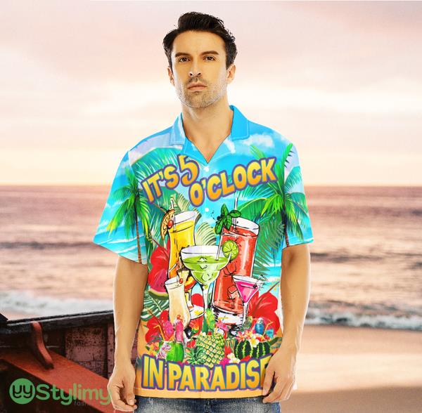 It's 5 O'clock Somewhere In Paradise Margarita Cocktail Hawaiian Shirt Summer For Men And Women 2 It's 5 O'clock Somewhere In Paradise Margarita Cocktail Hawaiian Shirt Summer For Men And Women - It's 5 O'clock Somewhere In Paradise Margarita Cocktail Hawaiian Shirt Aloha Casual Shirt For Men And Women HW2054_2