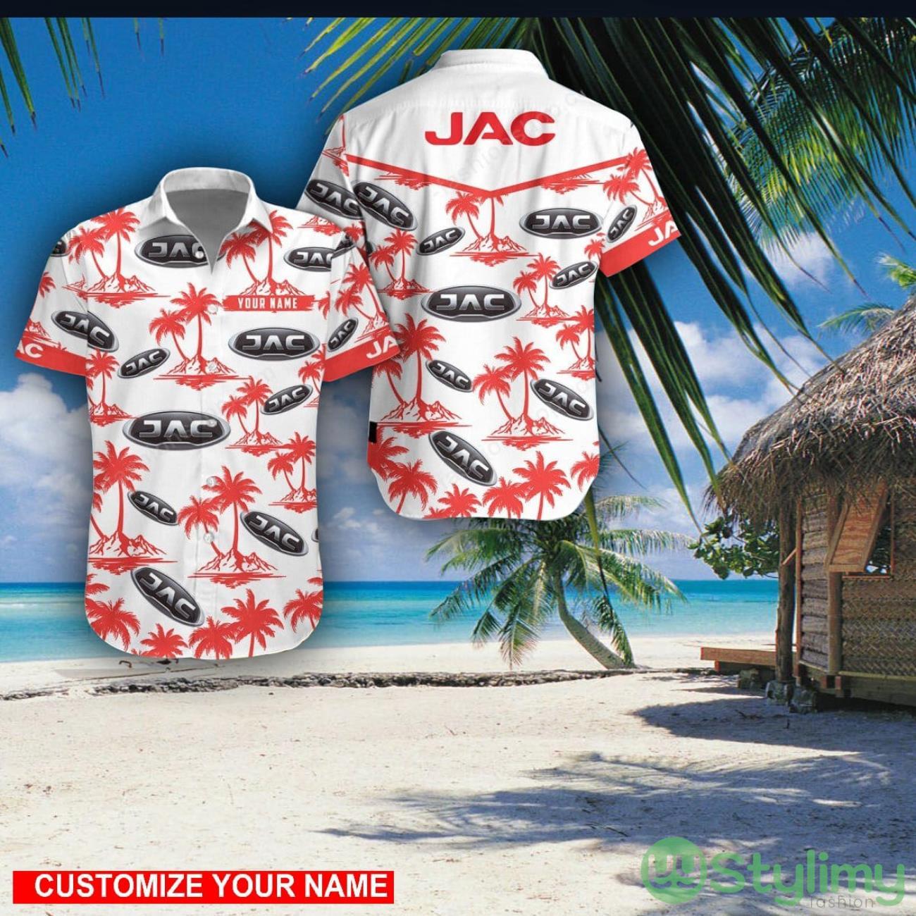 JAC Truck Custom Name 3D Hawaii Shirt Coconut Pattern Beach Shirt 2 JAC Truck Custom Name 3D Hawaii Shirt Coconut Pattern Beach Shirt Product Photo 1