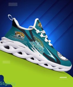 Jacksonville Jaguars Custom Name 3D Max Soul Sneaker Shoes In Teal - Jacksonville Jaguars Custom Name 3D Max Soul Sneaker Shoes In Teal_3