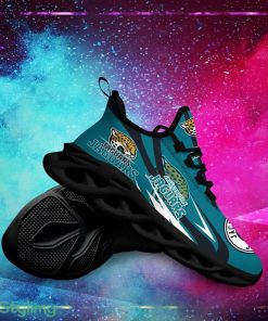 Jacksonville Jaguars Custom Name 3D Max Soul Sneaker Shoes In Teal - Jacksonville Jaguars Custom Name 3D Max Soul Sneaker Shoes In Teal_4