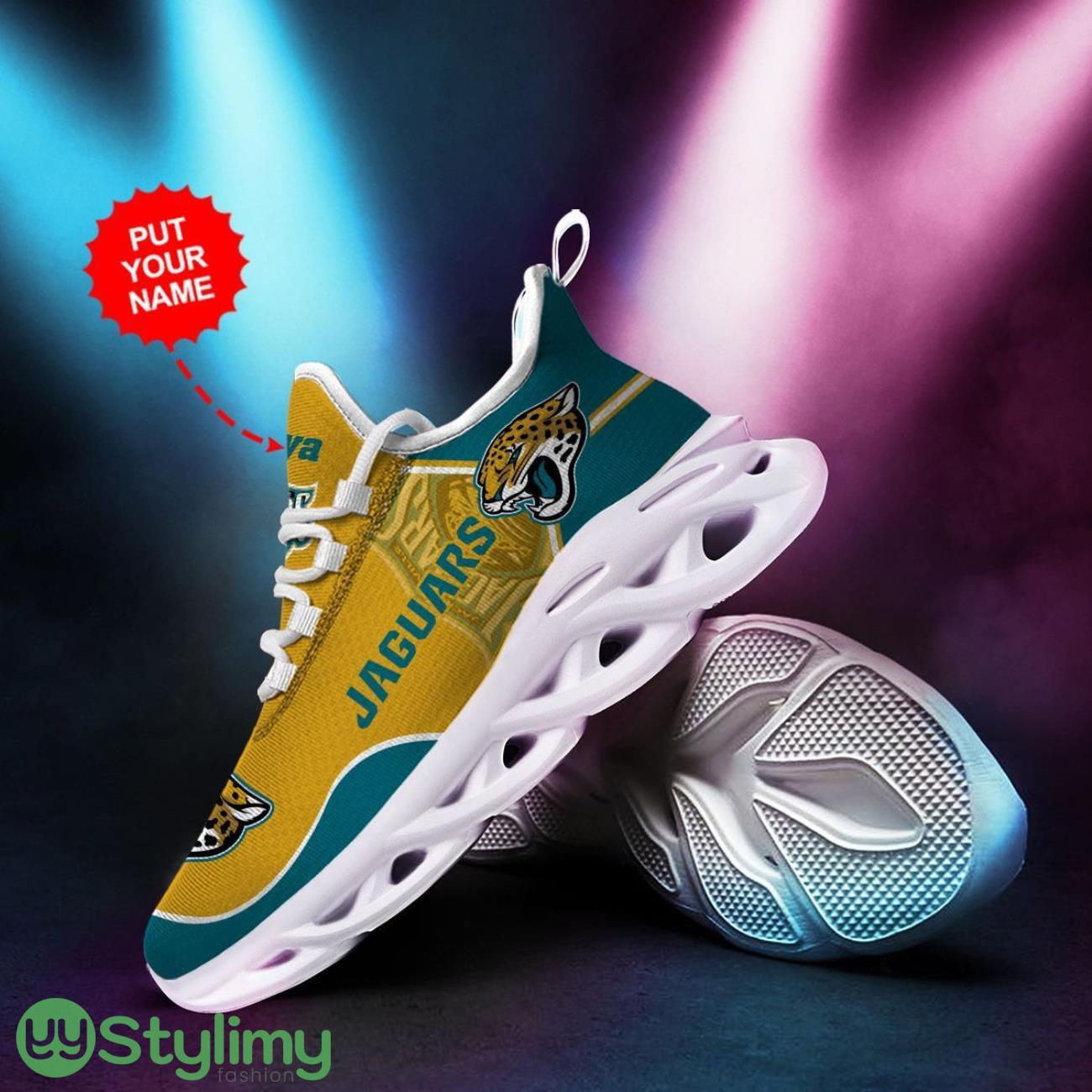 Jacksonville Jaguars Custom Personalized Max Soul Sneakers Running Sports Shoes For Men Women Custom Name 3 Jacksonville Jaguars Custom Personalized Max Soul Sneakers Running Sports Shoes For Men Women Custom Name Product Photo 3