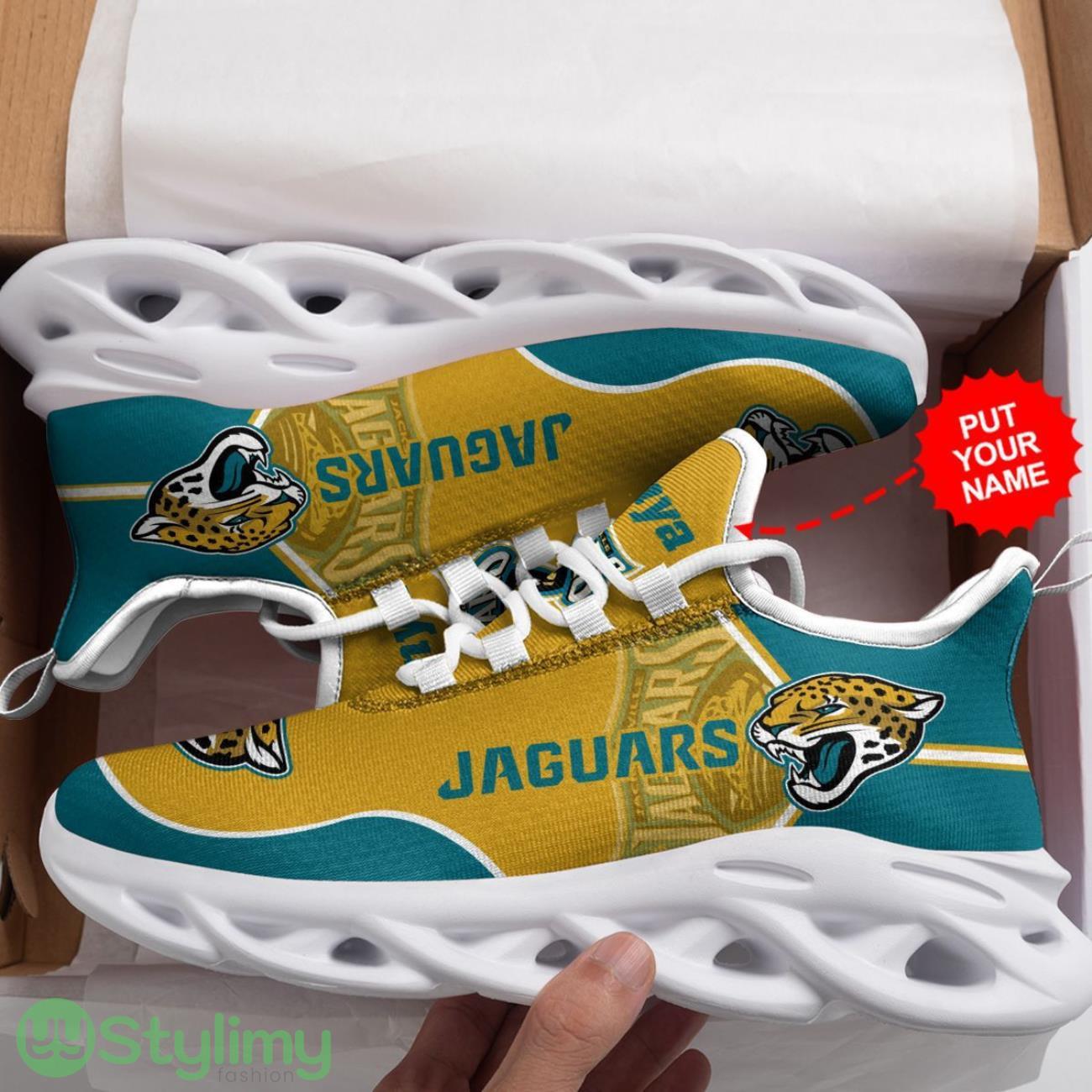 Jacksonville Jaguars Custom Personalized Max Soul Sneakers Running Sports Shoes For Men Women Custom Name 7 Jacksonville Jaguars Custom Personalized Max Soul Sneakers Running Sports Shoes For Men Women Custom Name Product Photo 1