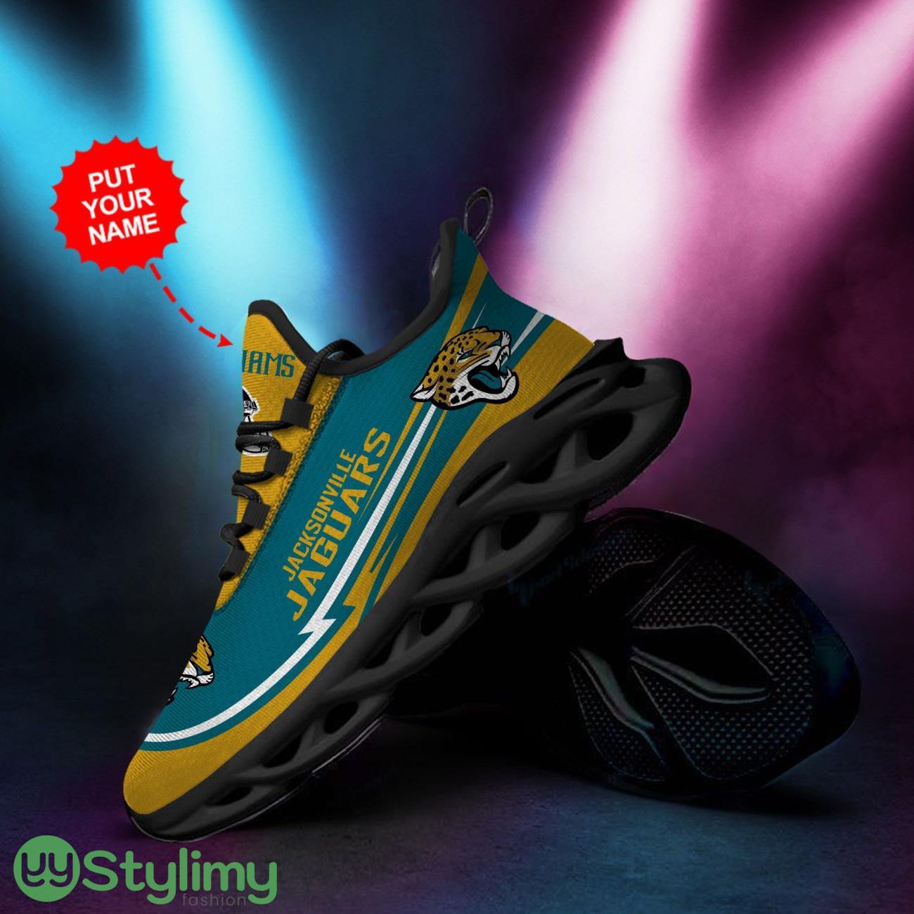 Jacksonville Jaguars Custom Personalized Name Max Soul Sneakers New Trends Sport Shoes Running Men Women Sports Shoes 3 Jacksonville Jaguars Custom Personalized Name Max Soul Sneakers New Trends Sport Shoes Running Men Women Sports Shoes Product Photo 1