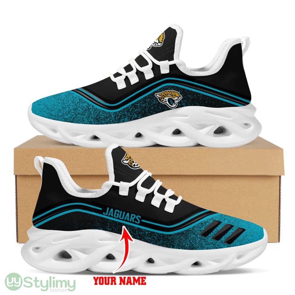 Jacksonville Jaguars Logo Border Pattern Custom Name 3D Max Soul Sneaker Shoes 5 Jacksonville Jaguars Logo Border Pattern Custom Name 3D Max Soul Sneaker Shoes - Jacksonville Jaguars Logo Border Pattern Custom Name 3D Max Soul Sneaker Shoes_1