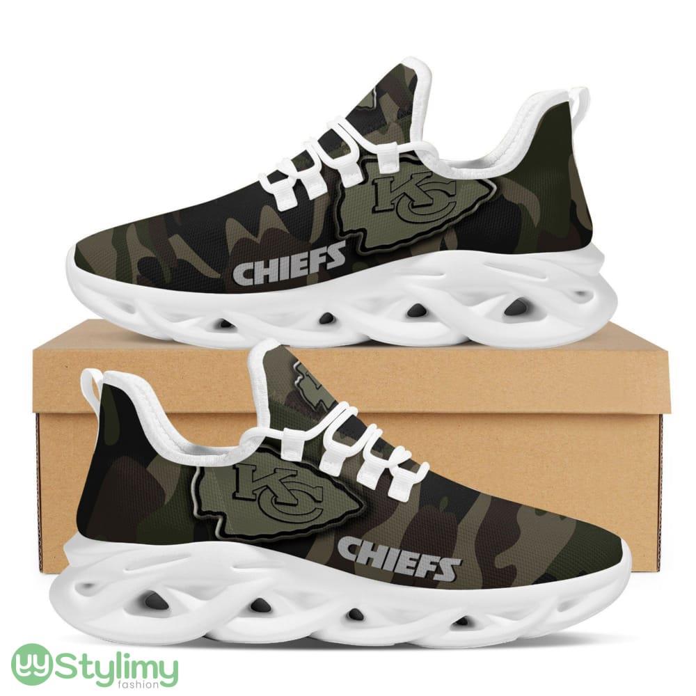 Kansas City Chiefs Camo Camouflage Design Trending Max Soul Clunky Sneaker Shoes 6 Kansas City Chiefs Camo Camouflage Design Trending Max Soul Clunky Sneaker Shoes - Kansas City Chiefs Camo Camouflage Design Trending Max Soul Clunky Sneaker Football Team Fans_1