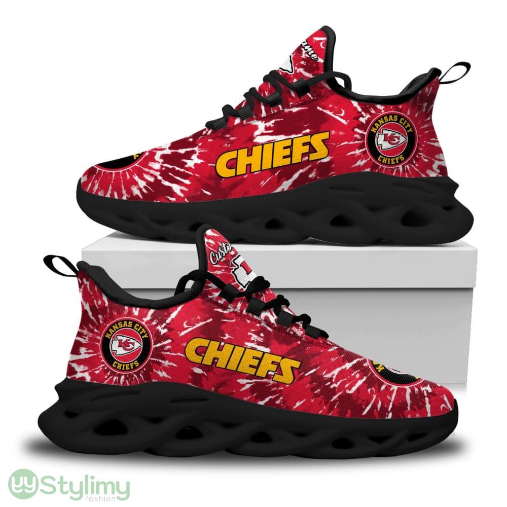 Kansas City Chiefs Logo Custom Name Tie Dye Pattern 3D Max Soul Sneaker Shoes 3 Kansas City Chiefs Logo Custom Name Tie Dye Pattern 3D Max Soul Sneaker Shoes - Kansas City Chiefs Logo Custom Name Tie Dye Pattern 3D Max Soul Sneaker Shoes_3